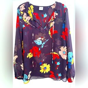 Cabi floral Juliet blouse